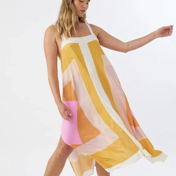 NWT O'NEILL MIRANDA MIDI COVER-UP DRESS SIZE: Medium - Picture 1 of 7